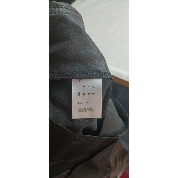 Faux Leather A New Day Large Women's Pants Retro Rave Goth Cosplay Whimsygoth - Picture 3 of 5